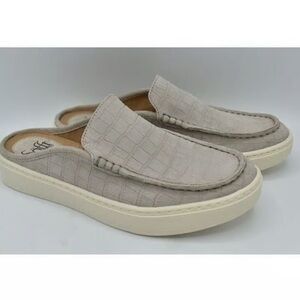 NWT Sofft Womens Somers Moc Open Back Nude Mules Shoes size 8.5